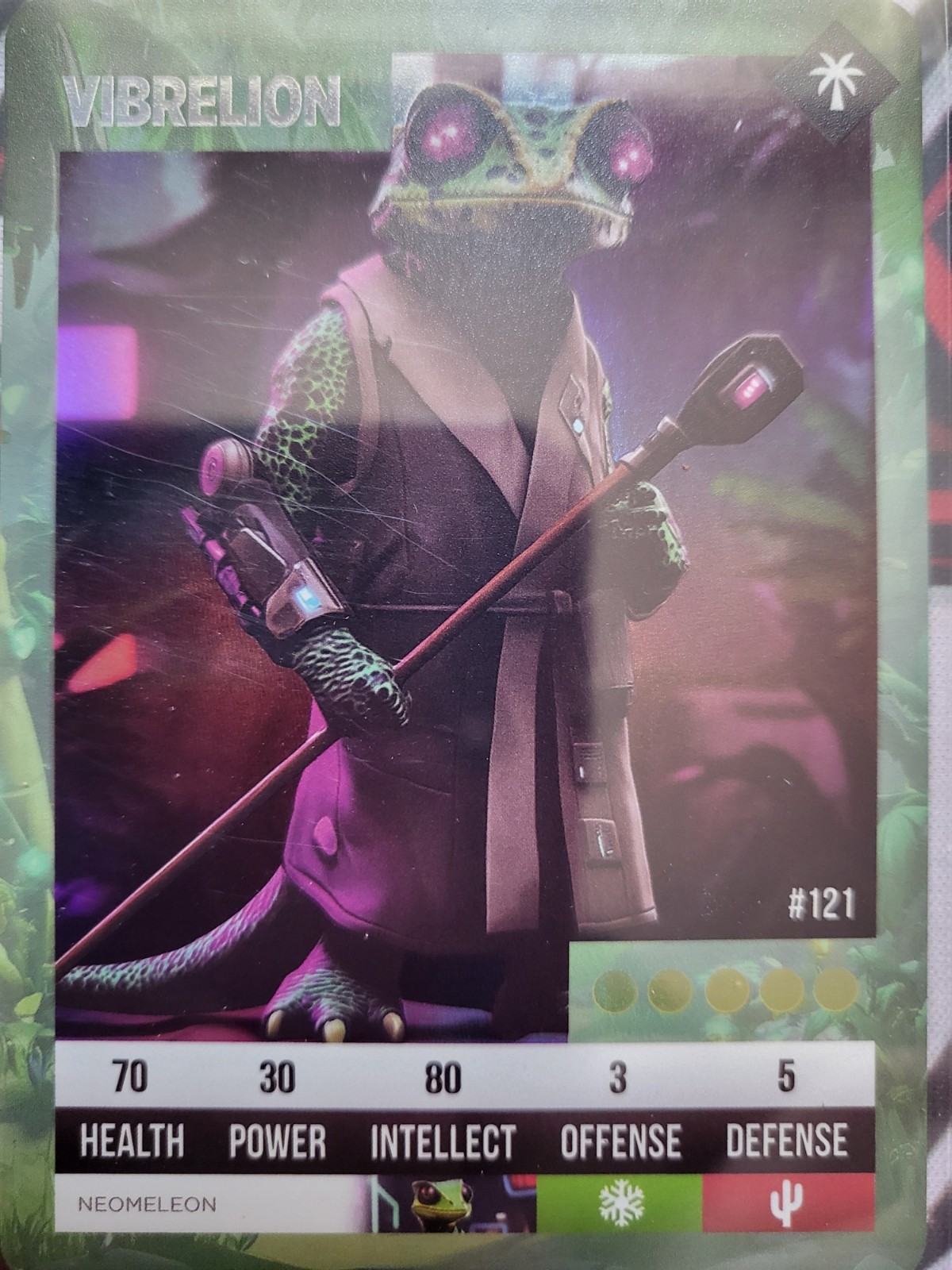 Tribes of Wondervale  1st Edition VIBRELION 121 Holographic Rare Edition Card