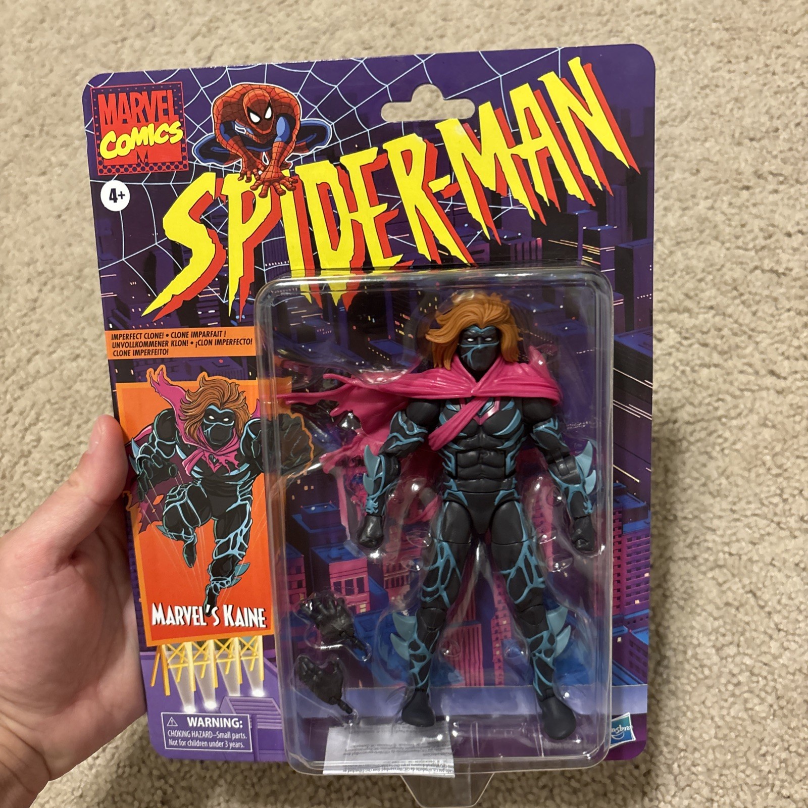 Marvel Legends Modellino Spider-Man Kaine 6" Hasbro Sigillato