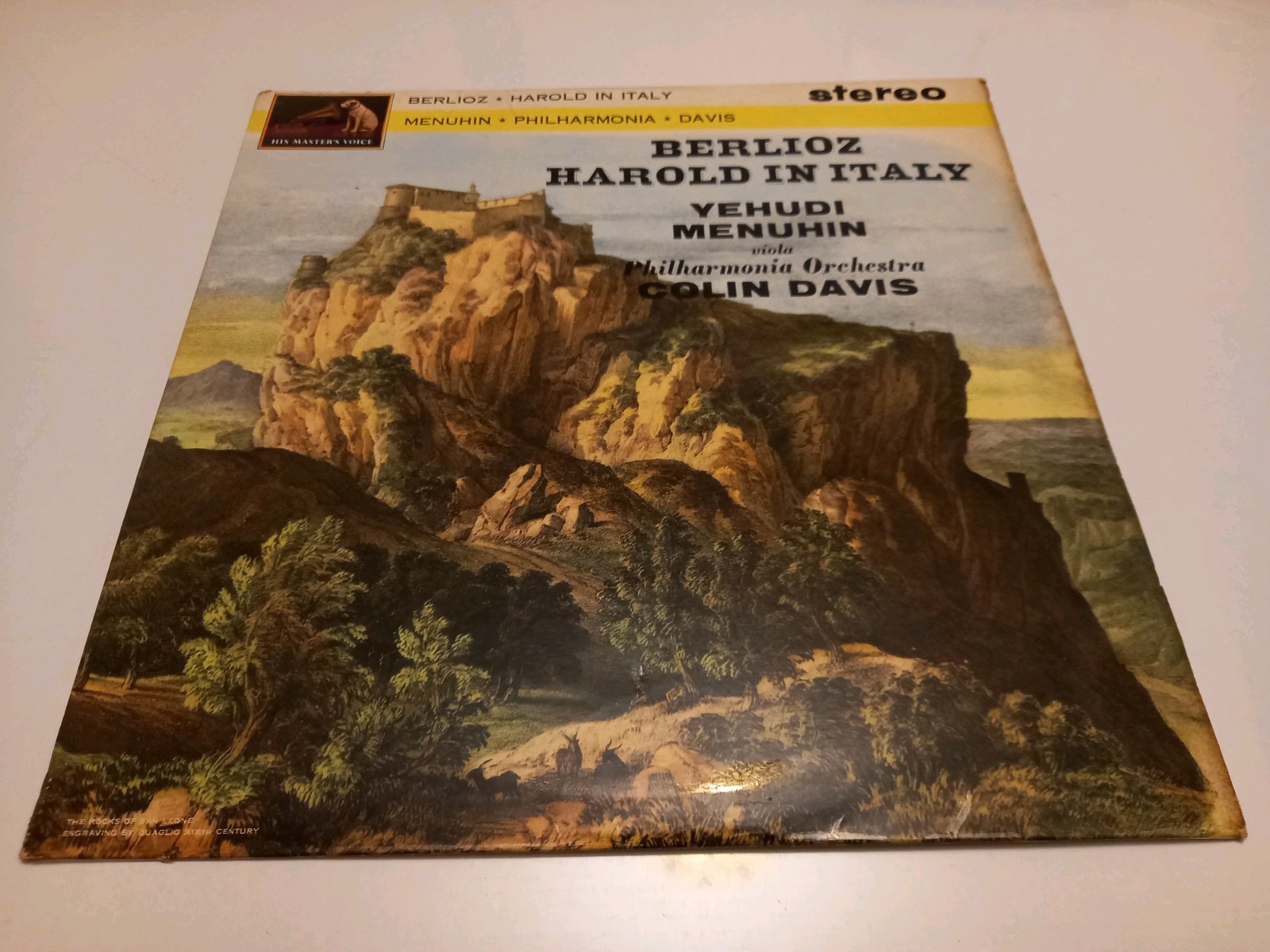 1963 HMV ASD 537 BERLIOZ- HAROLD IN ITALY- UNMARKED NEAR MINT CONDITION