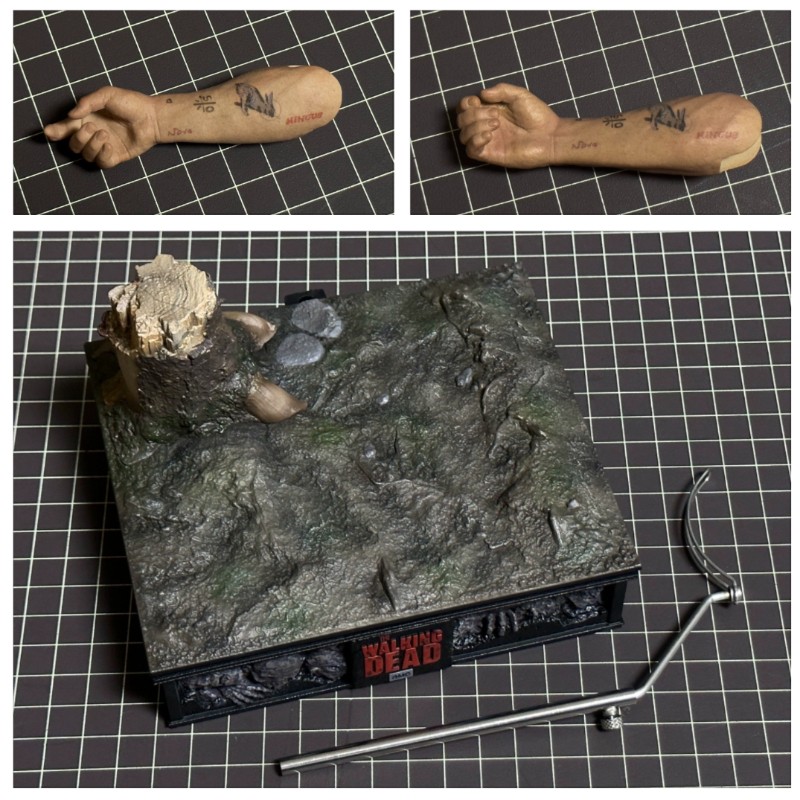 1pc Inart 1/6 The Walking Dead Daryl Dixon Base Arm Figure Accessories