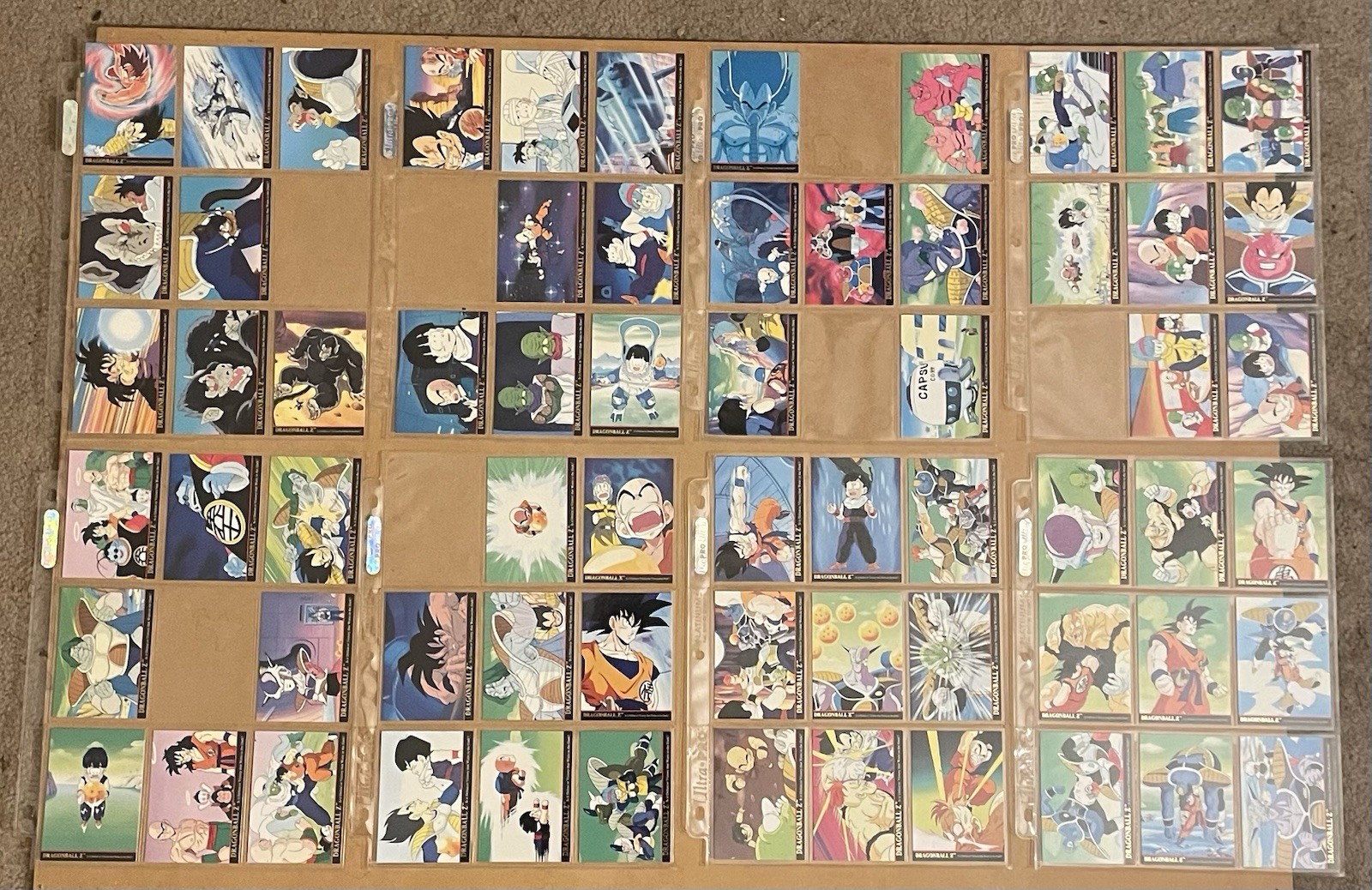 Dragon Ball Z 1998 serie americana due set completo al 90% 65/72 carte 
