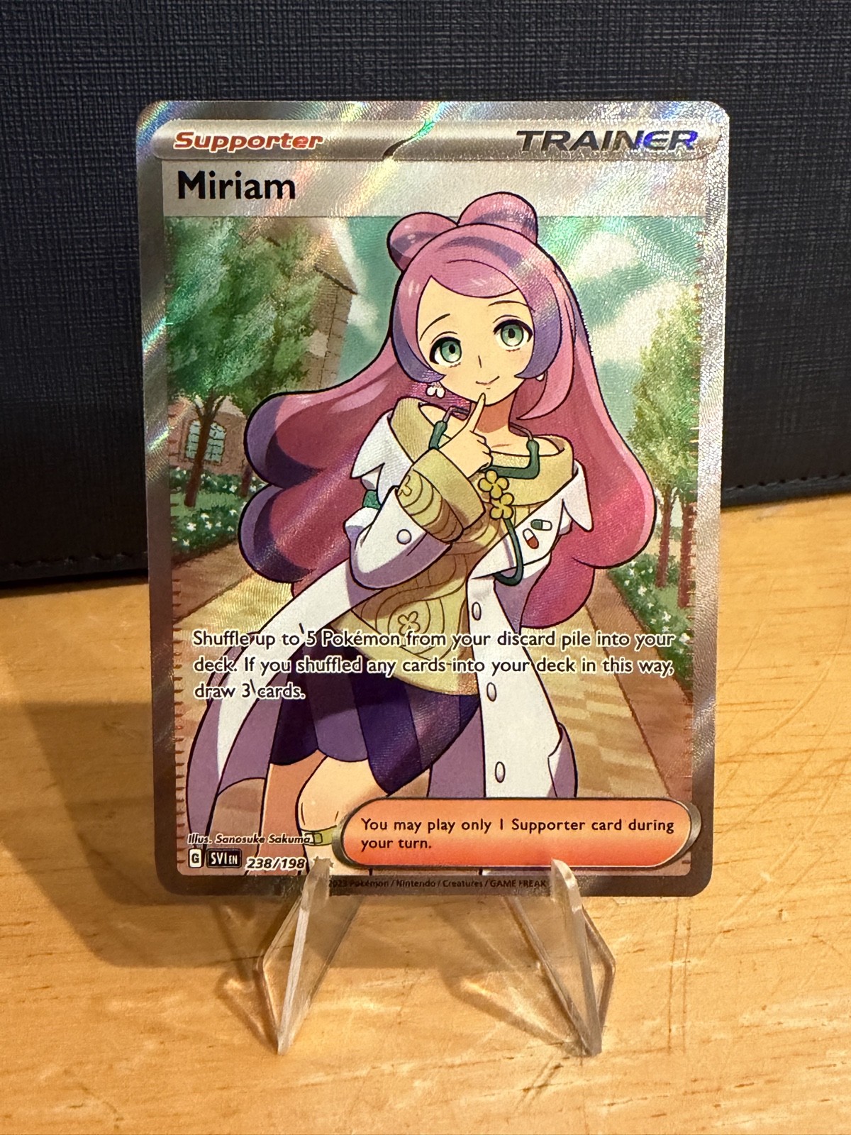 Miriam 238/198 Sv01: Set Base Scarlatto e Viola Holo