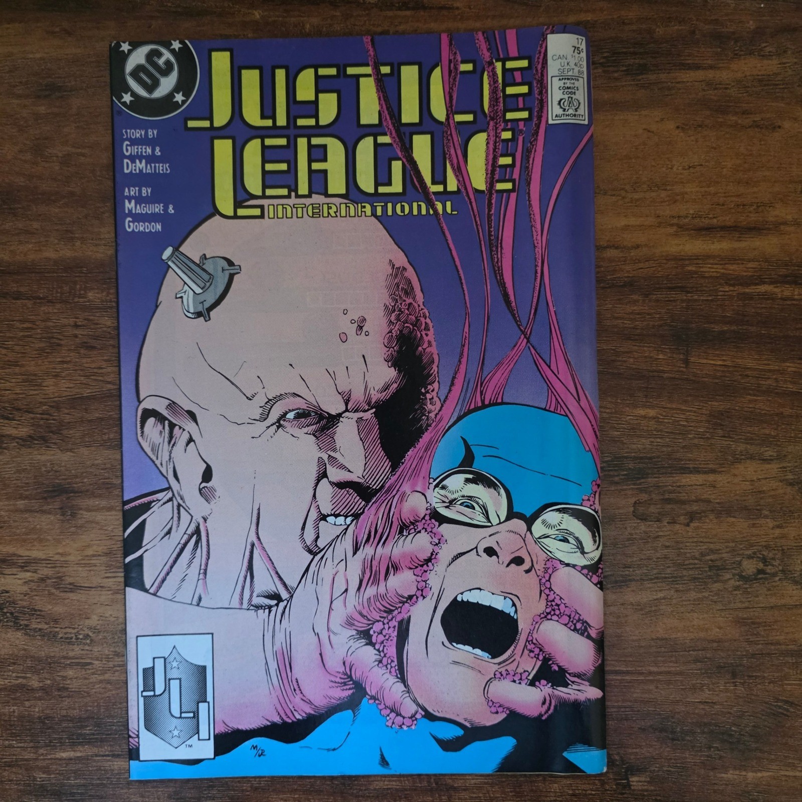 DC Justice League International 17 Creepy Despero Maguire Art Copper Age Comic