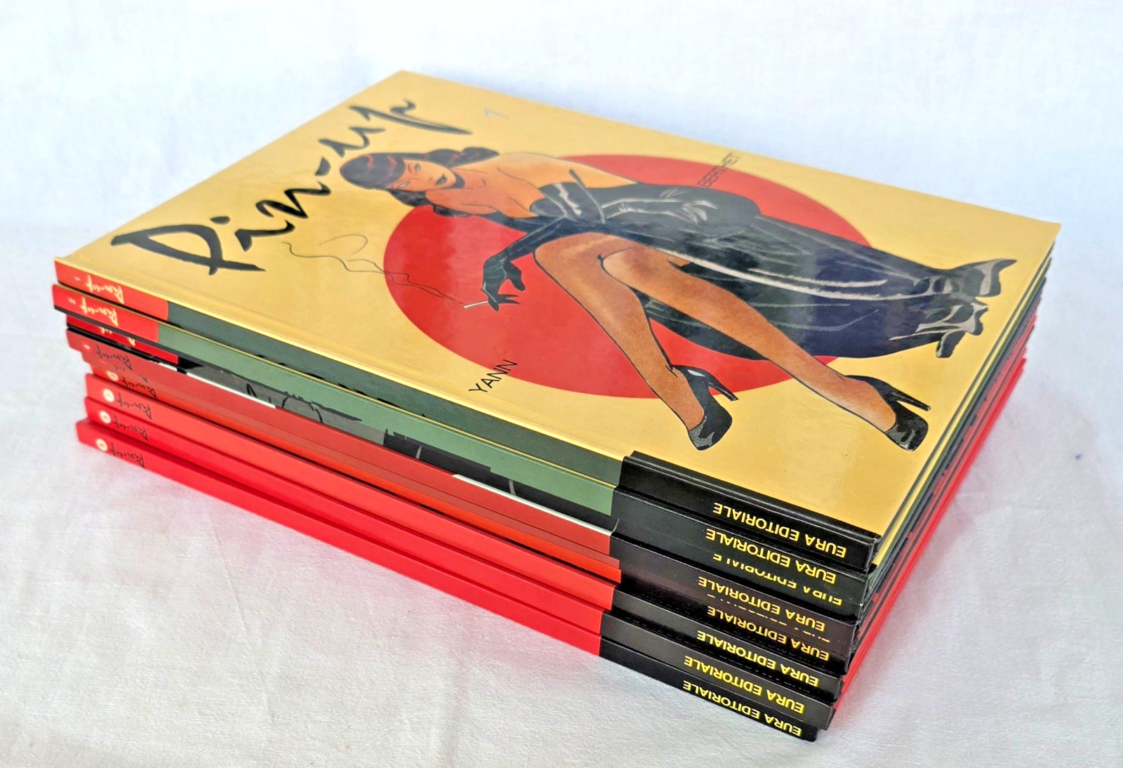 PIN-UP (YANN & BERTHET) 1/9 COMPLETA CARTONATI EURA EDITORIALE 2008 PERFETTI
