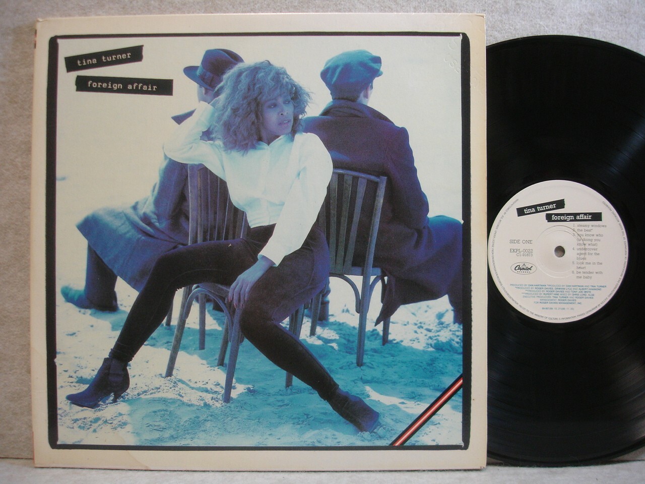 Tina Turner Foreign Affair 1989 LP g/f Picture & Lyric W/Insert NM- ~ NM Promo