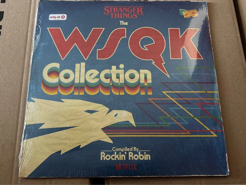 Vinyle WSQK - Stranger Things 5 / édition limitée Target USA (disque rouge)