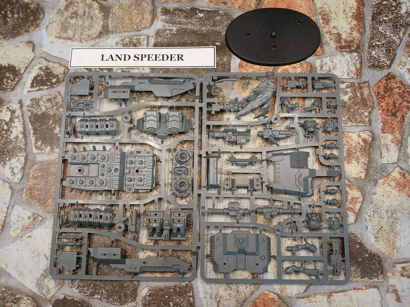 1 Land Speeder Space Marines – Armageddon-  Warhammer 40k