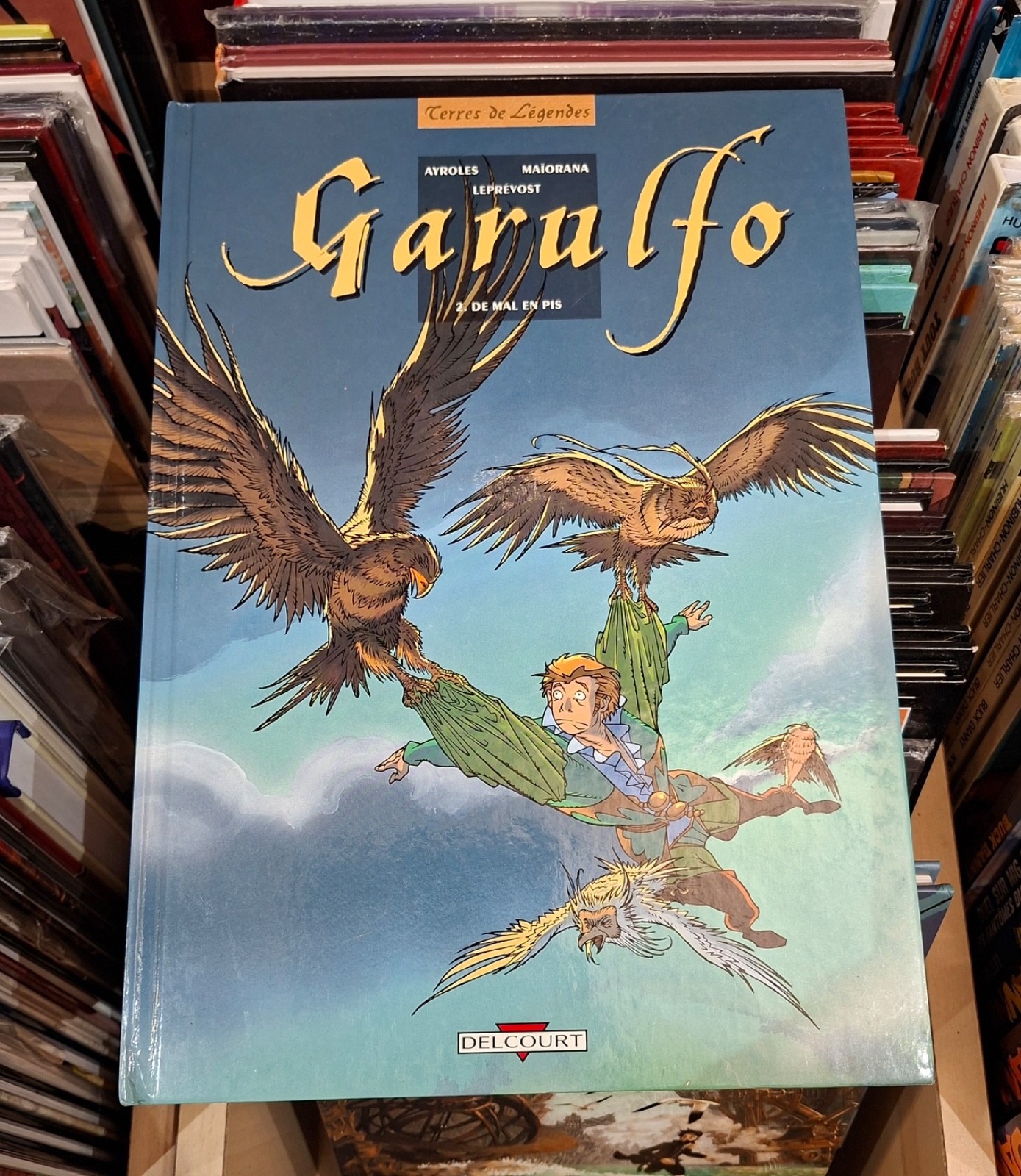 Garulfo T.2 De mal en pis _ Ayroles - Maïorana _ Delcourt  1ère édition 1996