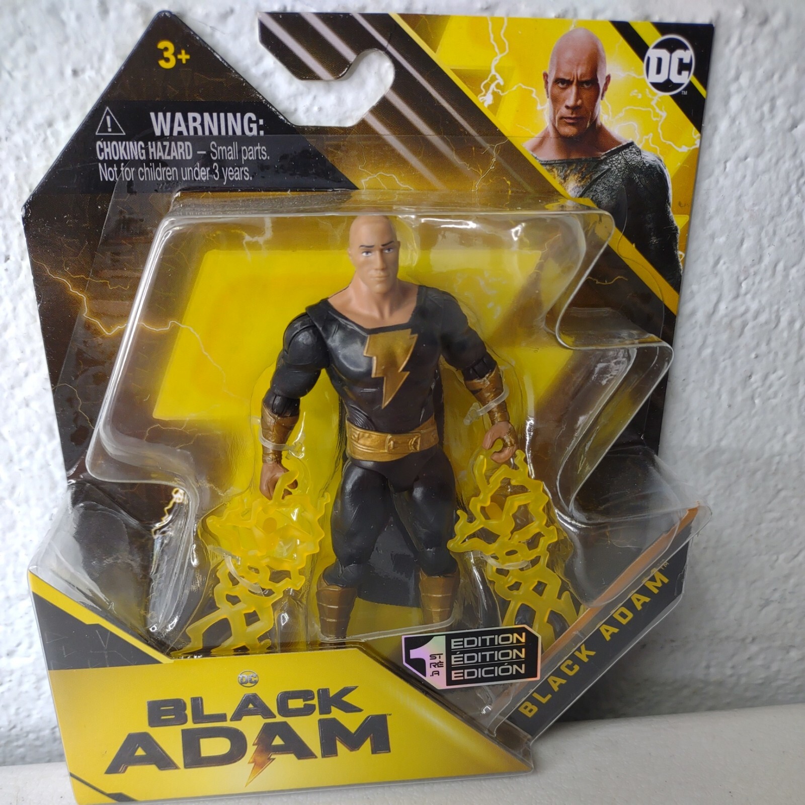 Black Adam Action Figure 1° Edizione DC Comics 4" Spin Master NUOVO 2022