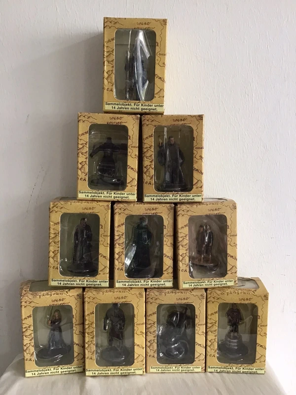 Herr der Ringe Sammelfiguren Konvolut 10 Figuren Eaglemoss Metall Lord of the Rings