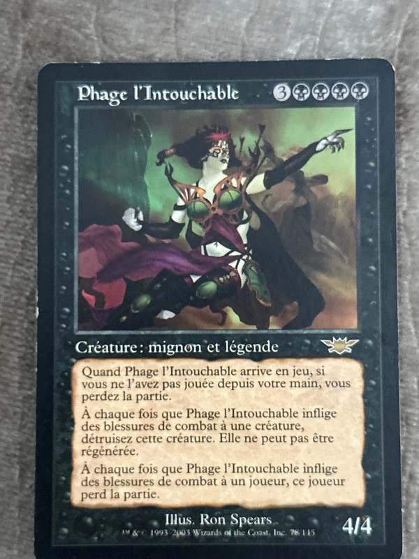 Phage l’intouchable Magic the gathering Deckmaster