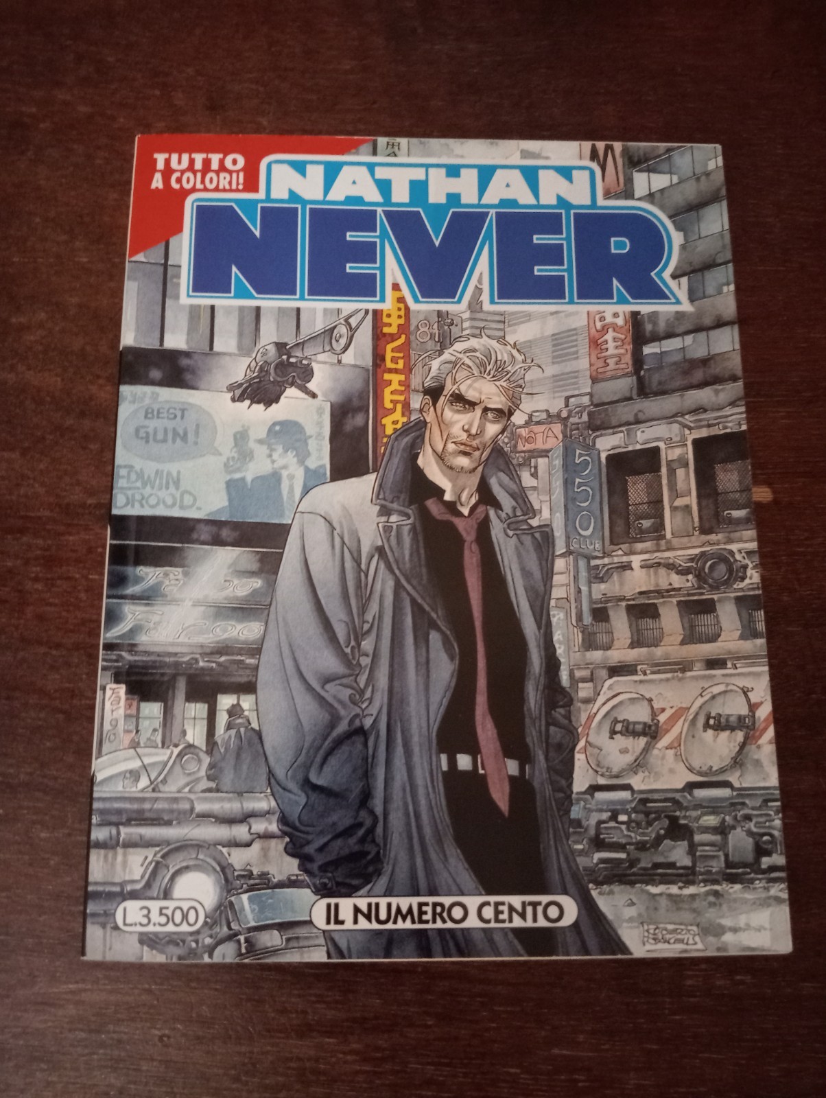 NATHAN NEVER N° 100 TUTTO A COLORI SERGIO BONELLI EDITORE OTTIMO