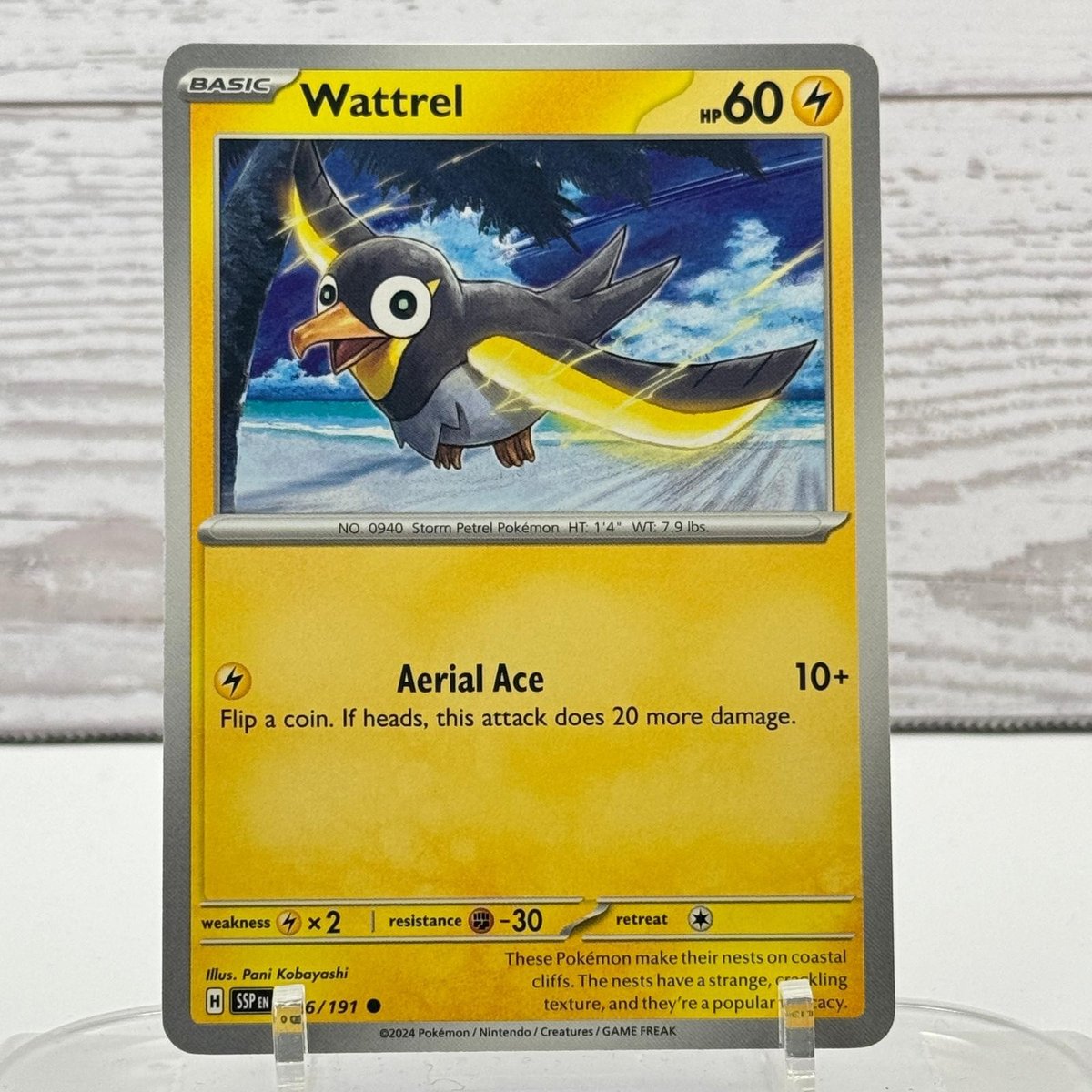 Wattrel 066/191 Scintille Impurgenti Pokemon quasi nuovo