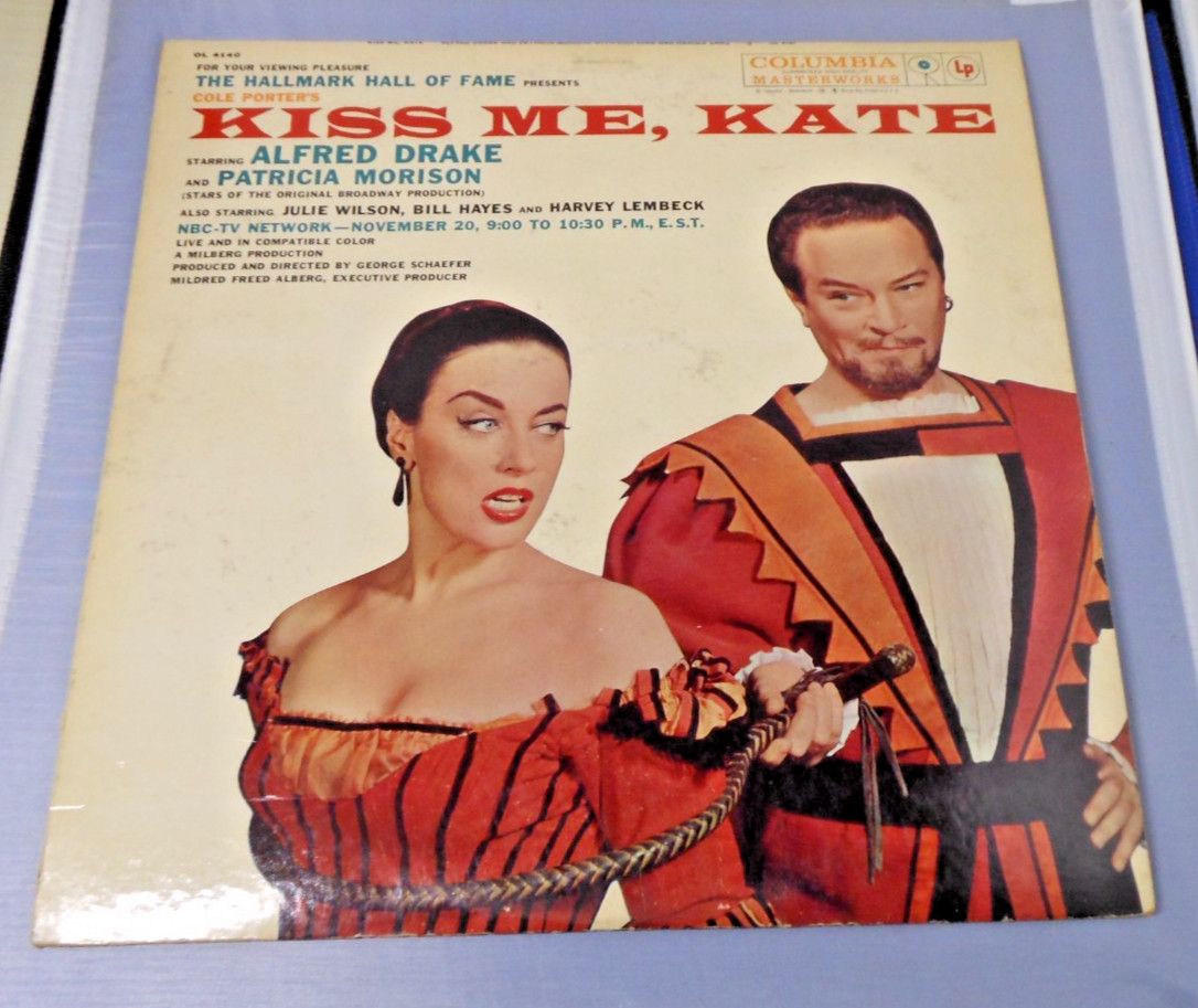 Kiss Me Kate LP Cole Porter Alfred Drake Patricia Morison Columbia OL 4140