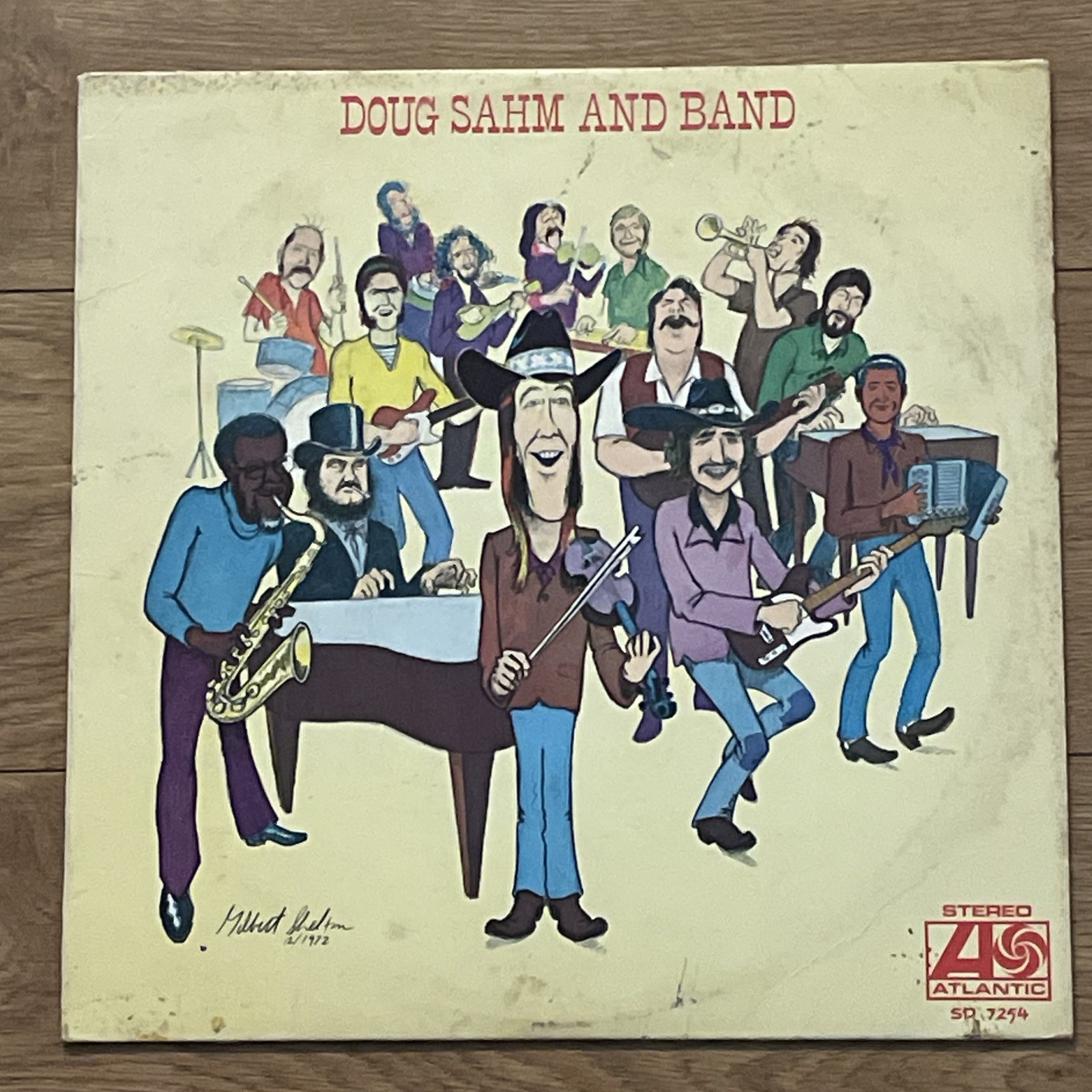 Classic 1970s LP: "Doug Sahm And Band", 1973, Atlantic SD 7254, VG+ vinyl