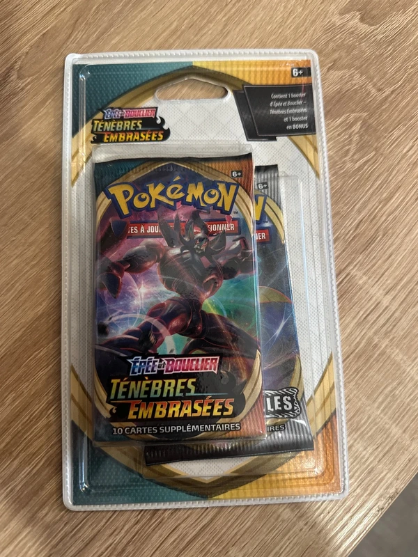Duopack Pokémon Épée et Bouclier Ténèbres embrasées et Clash des Rebelles
