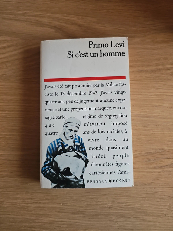Livre Si c'est l'homme Primo Levi