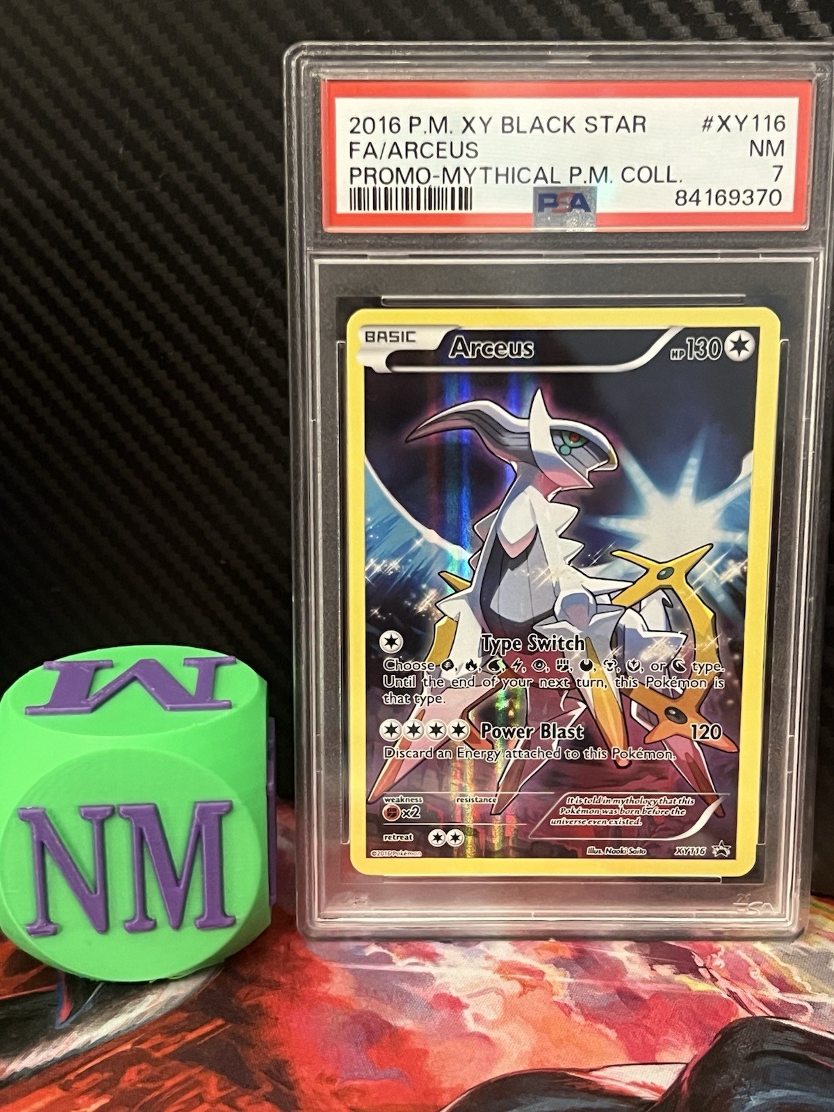 Pokémon TCG Arceus XY Black Star Promos Holo Card XY116 quasi come nuovo PSA7