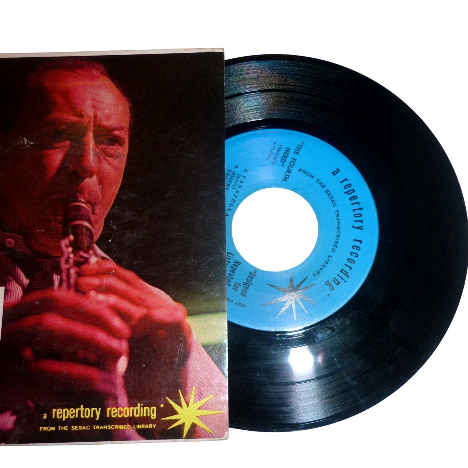 Woody Herman The Fourth Herd 45 EP SESAC AD 44 Jazz Transcription Zoot Sims