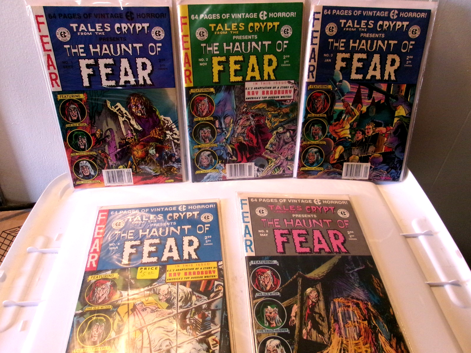 Tales from the Crypt Presents: The Haunt of FEAR  #1-5. 1990-92. Reprints NM