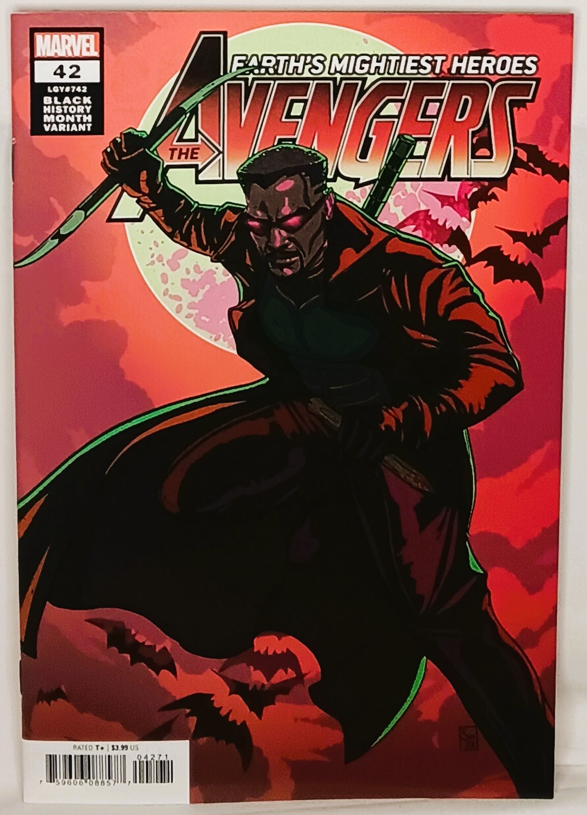 AVENGERS #42 | Copertina variante Ernanda Souza Blade Black History Month | Marvel