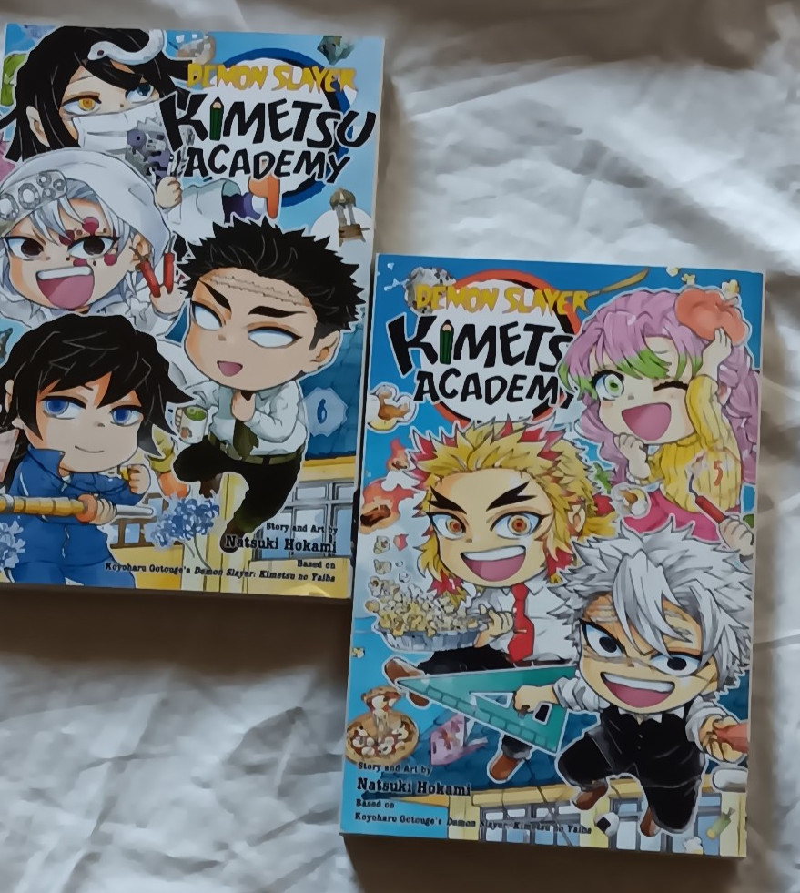 Demon Slayer: Kimetsu Academy Vol. LOTTO MANGA 6 e 5 libri tascabili di Koyoharu Gotouge