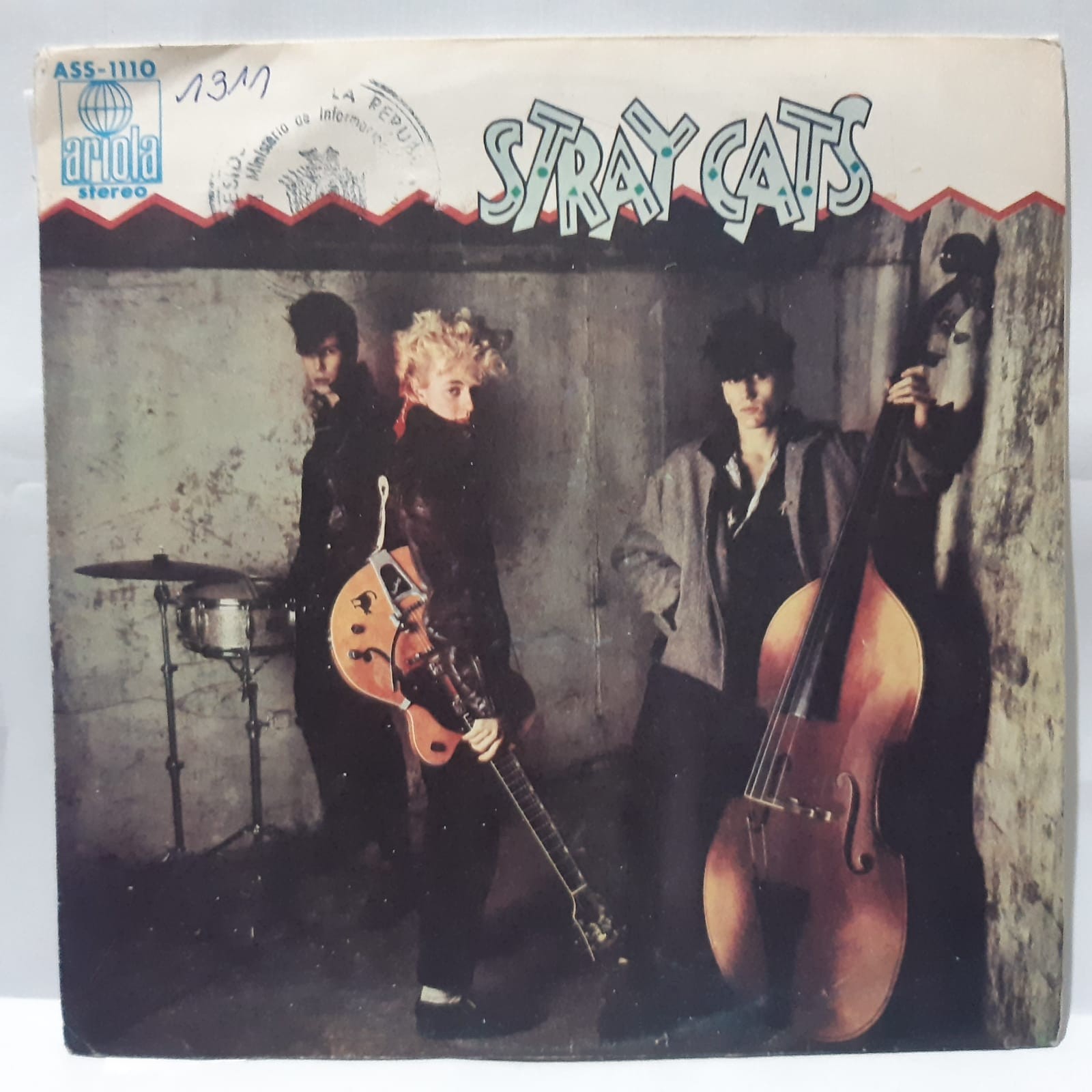 STRAY CATS - Runaway Boys  / rare BOLIVIA 7" 1981 [NM]