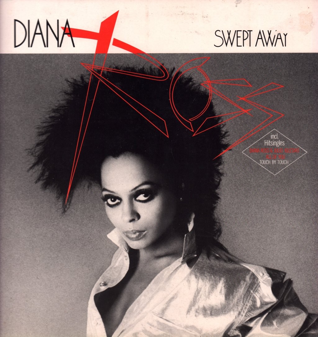 Diana Ross Swept Away LP Vinile Germania Capitol 1984 Gatefold 33 RPM VG+