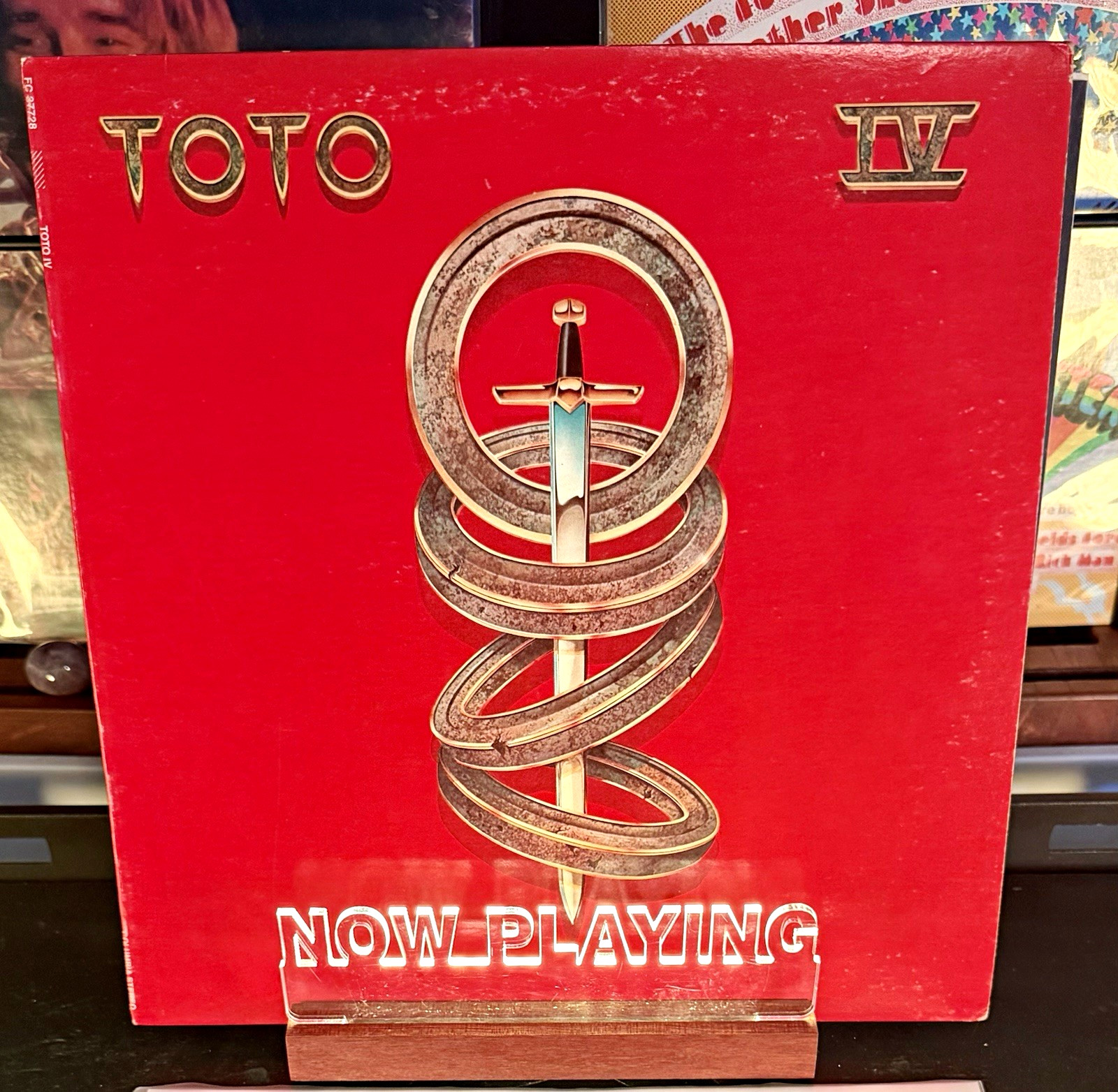 Toto Toto IV Columbia 12" Black Vinyl LP Record in Cardboard Sleeve