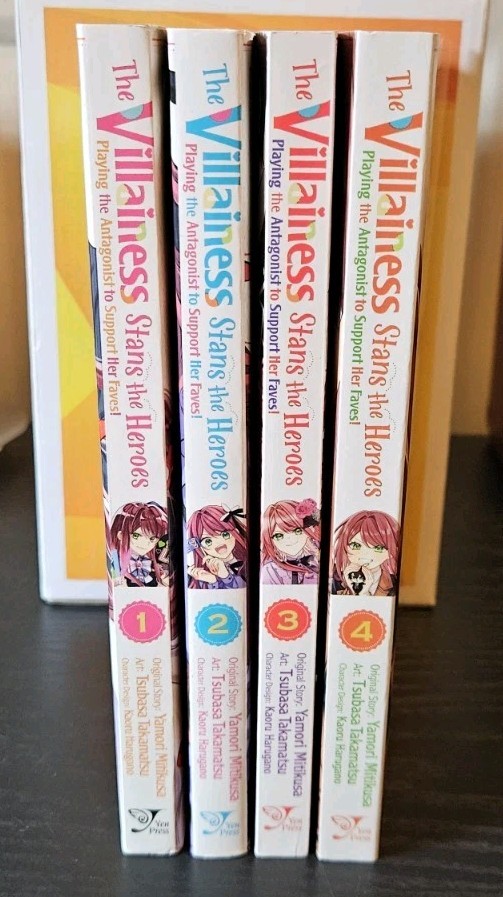 Manga The Villainess Stans The Heroes Vol 1-4 English Volumes