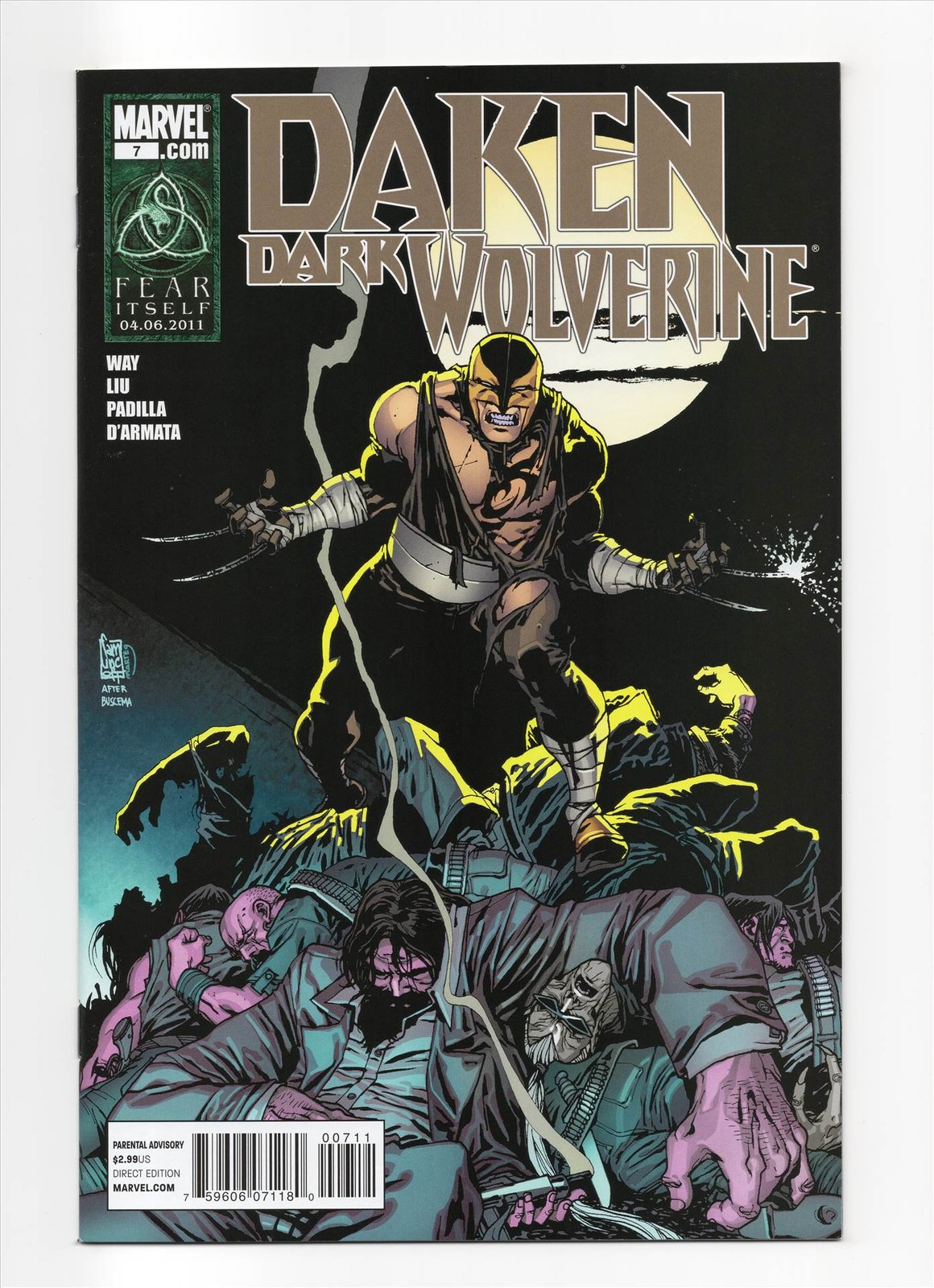 Daken: Dark Wolverine #7 NM+ 2011 Giuseppe Camuncoli Marvel Comics