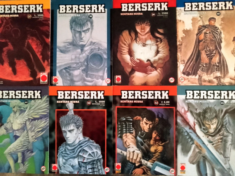 8 volumetti Berserk