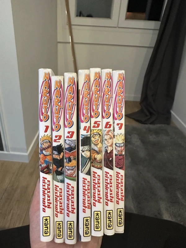 Lots de manga Naruto du tom 1 a 7