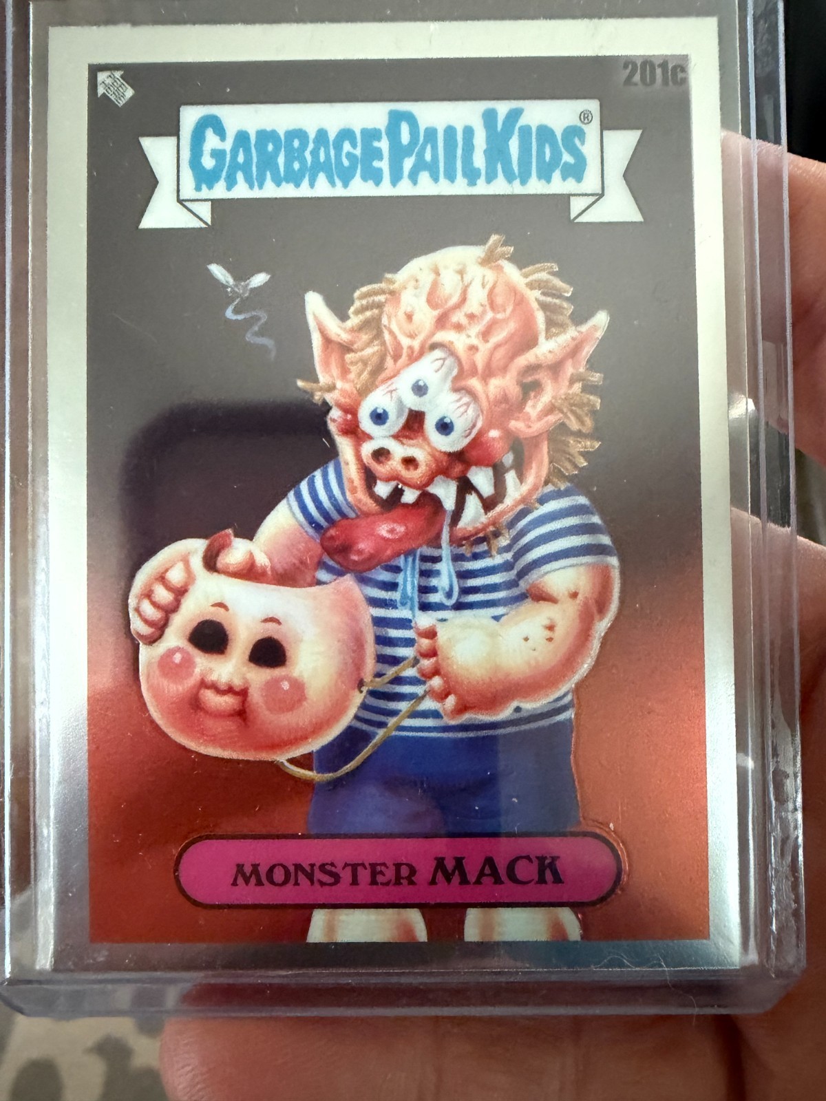 MONSTER MACK Spazzatura Secchio Bambini Cromato 5 C Card Variante - #201c