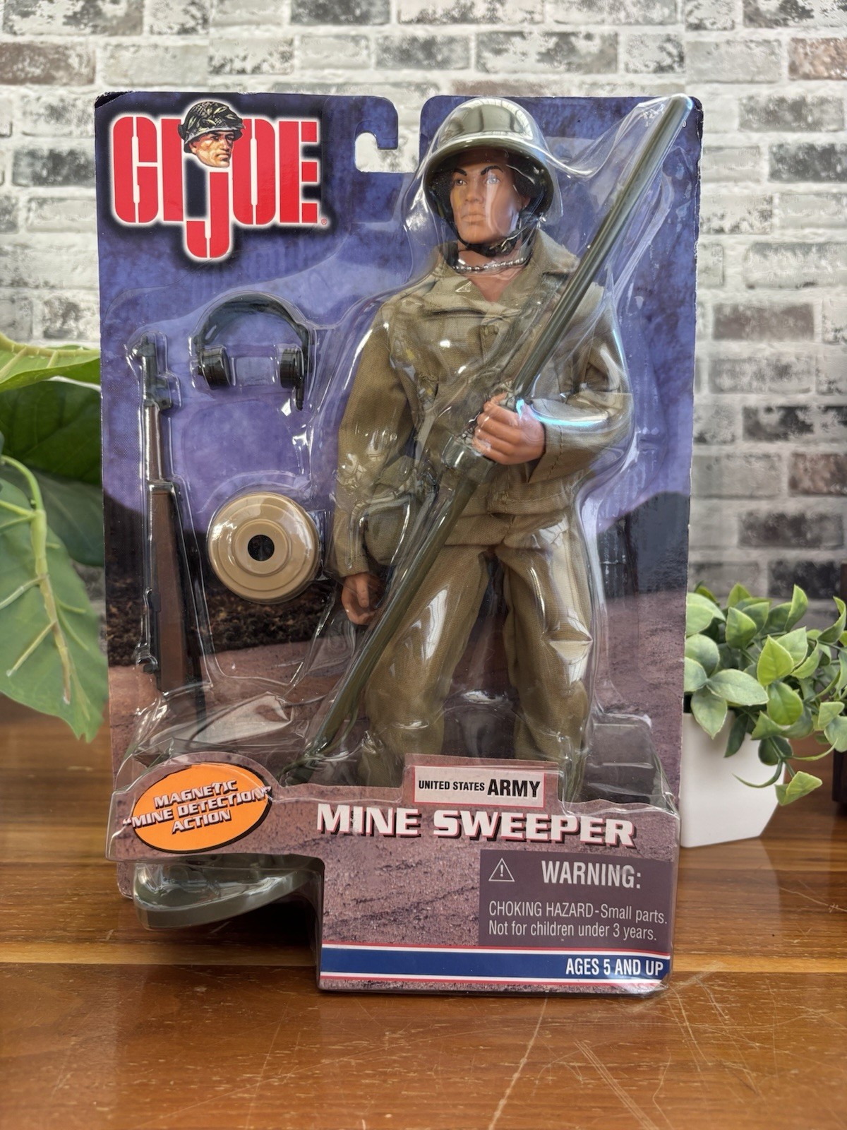 ⭐️1999 Hasbro GI Joe 12” Mine Sweeper⭐️Action Figure Army WWII⭐️New Box⭐️