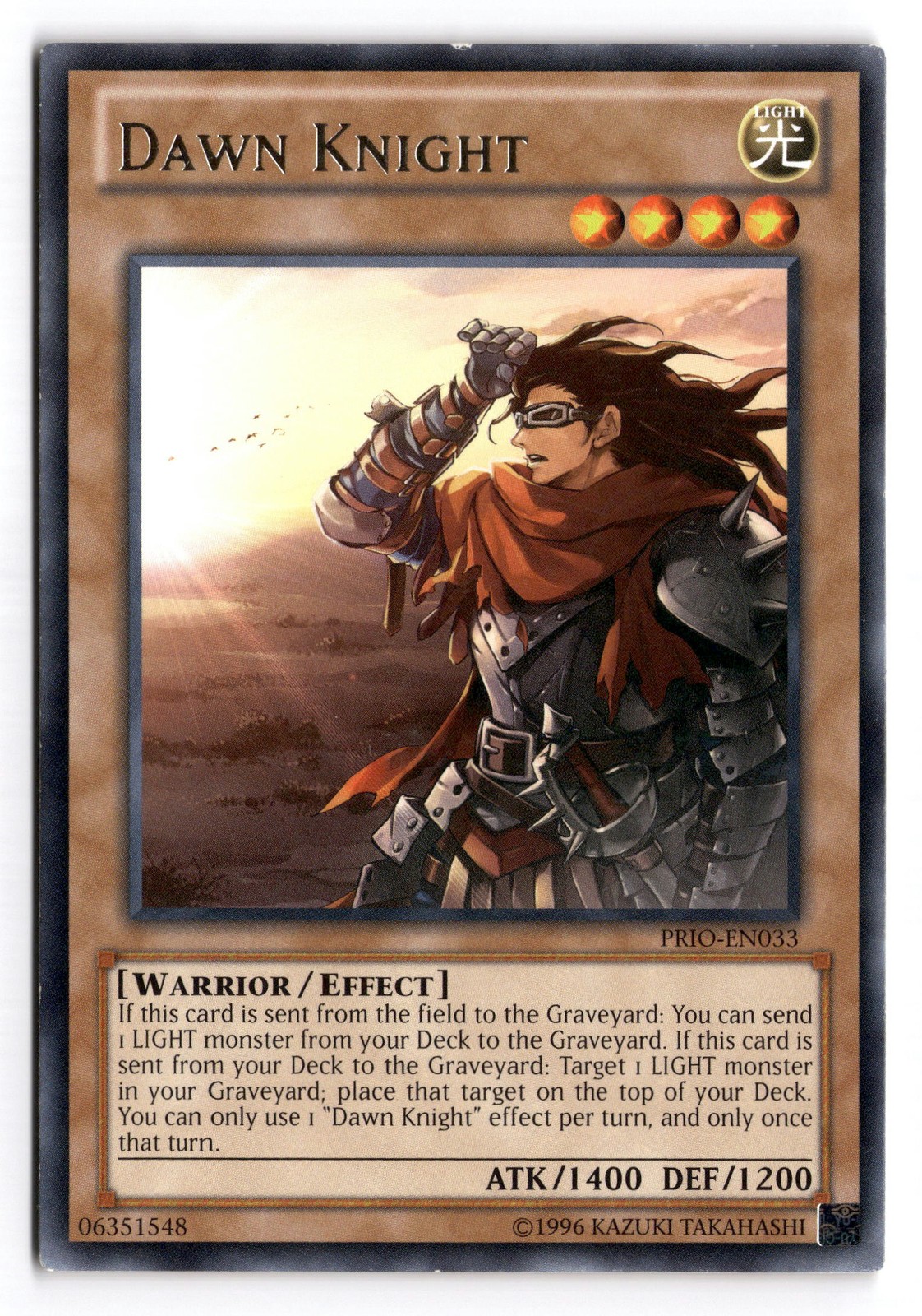 Yu-Gi-Oh! Dawn Knight R PRIO-EN033 Primal Origin LP