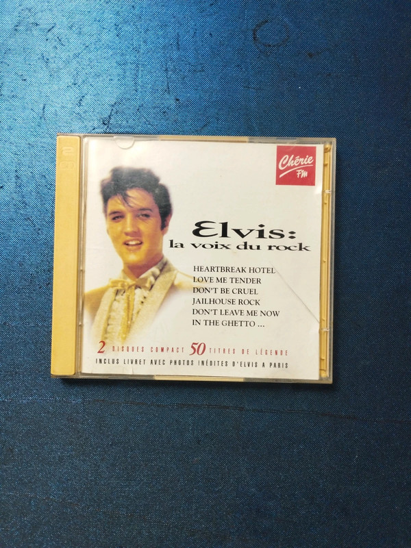 Disque 2 CD de Elvis Presley " La voix du rock "