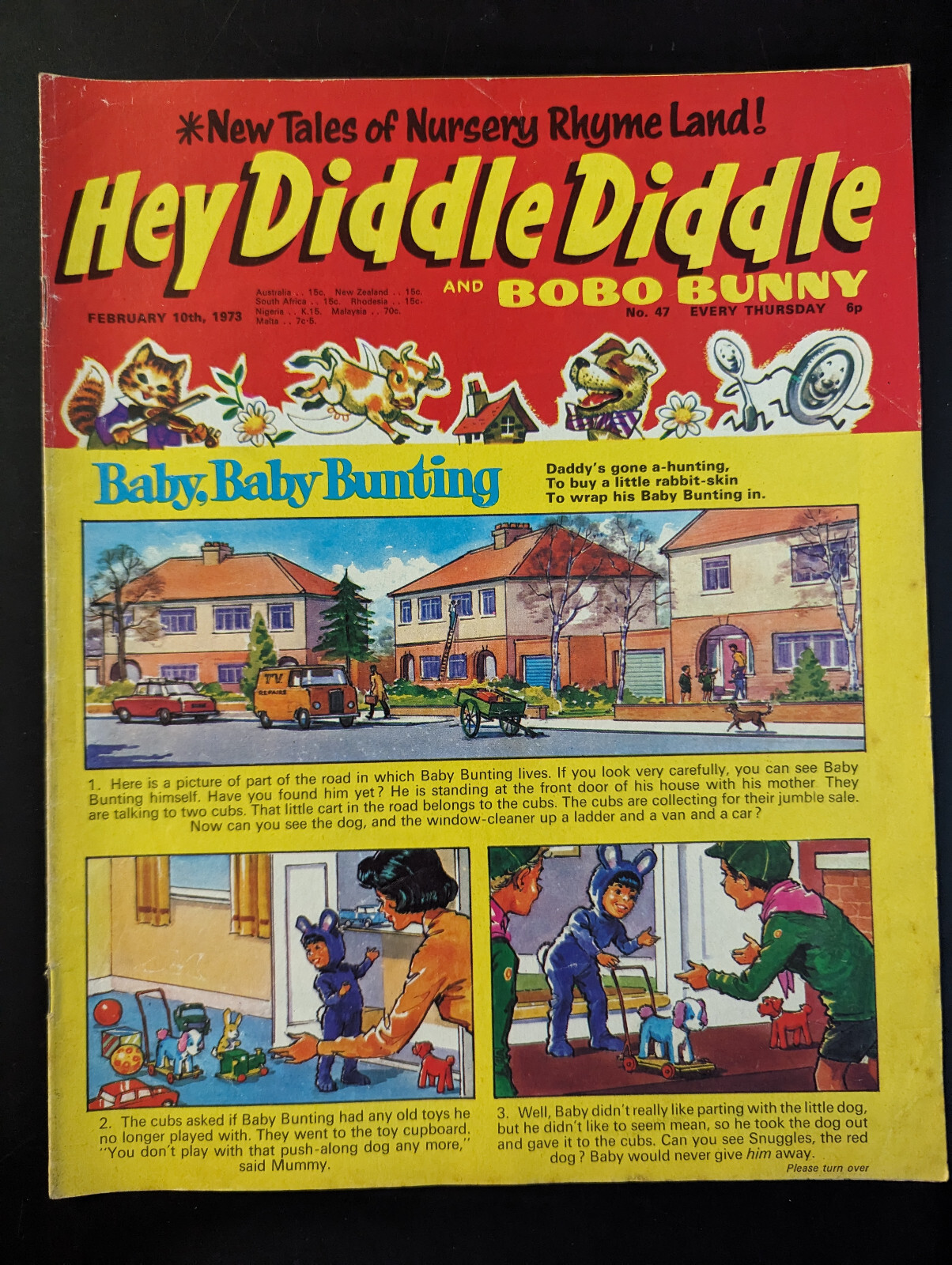 Hey Diddle Diddle Comic No 47, February 10th 1973, IPC Magazines 