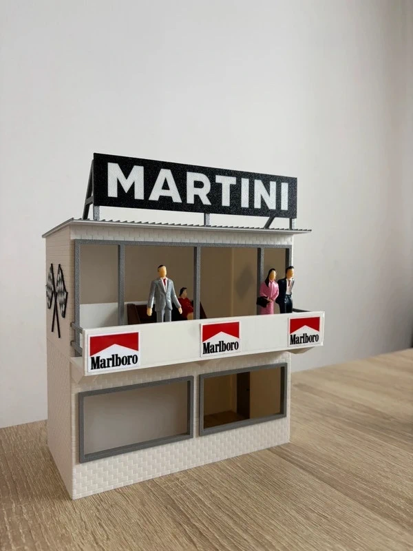 Edificio circuito de corridas Slot Racing
