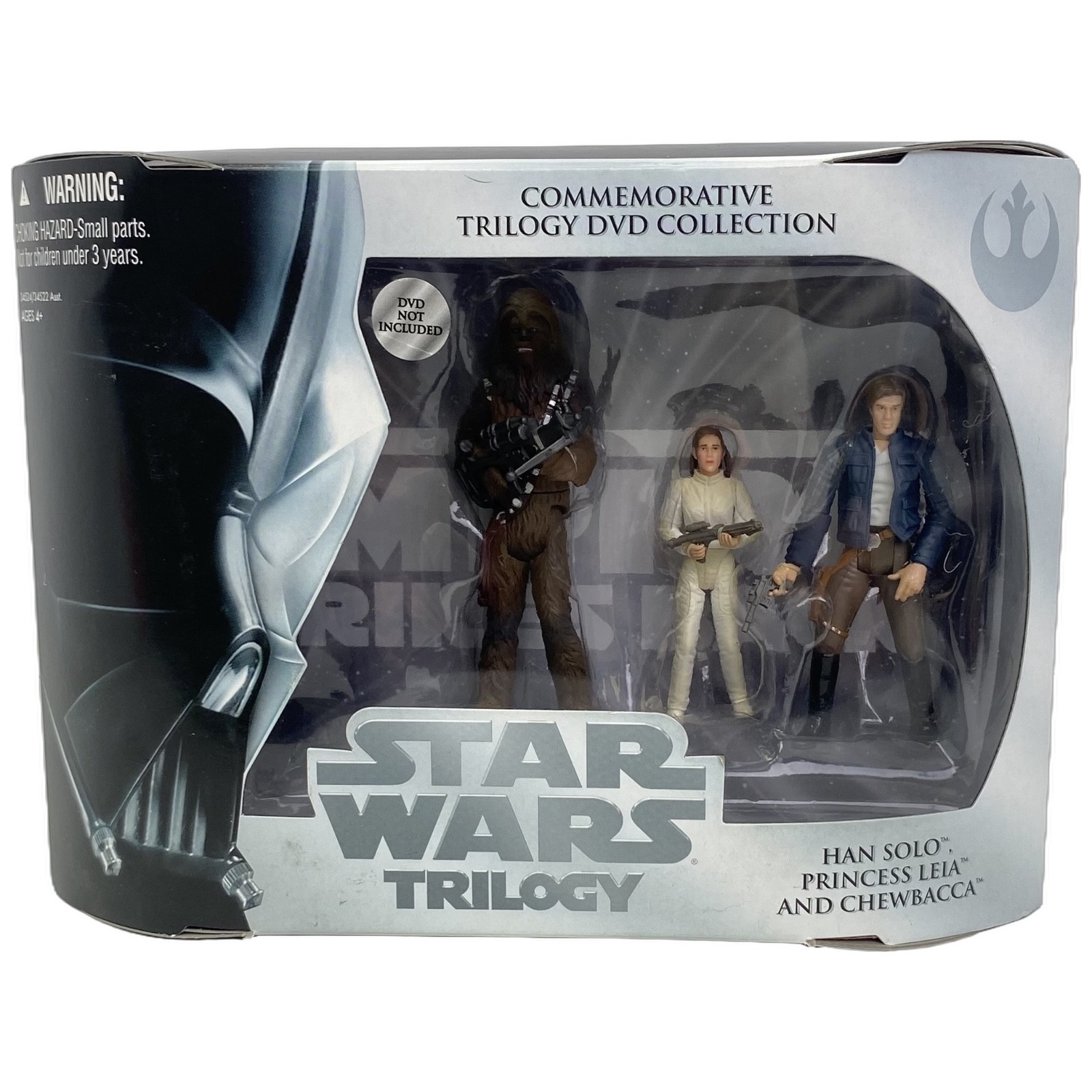 Star Wars Trilogia Commemorativa DVD Collezione Han Solo Chewbacca Leia Figure