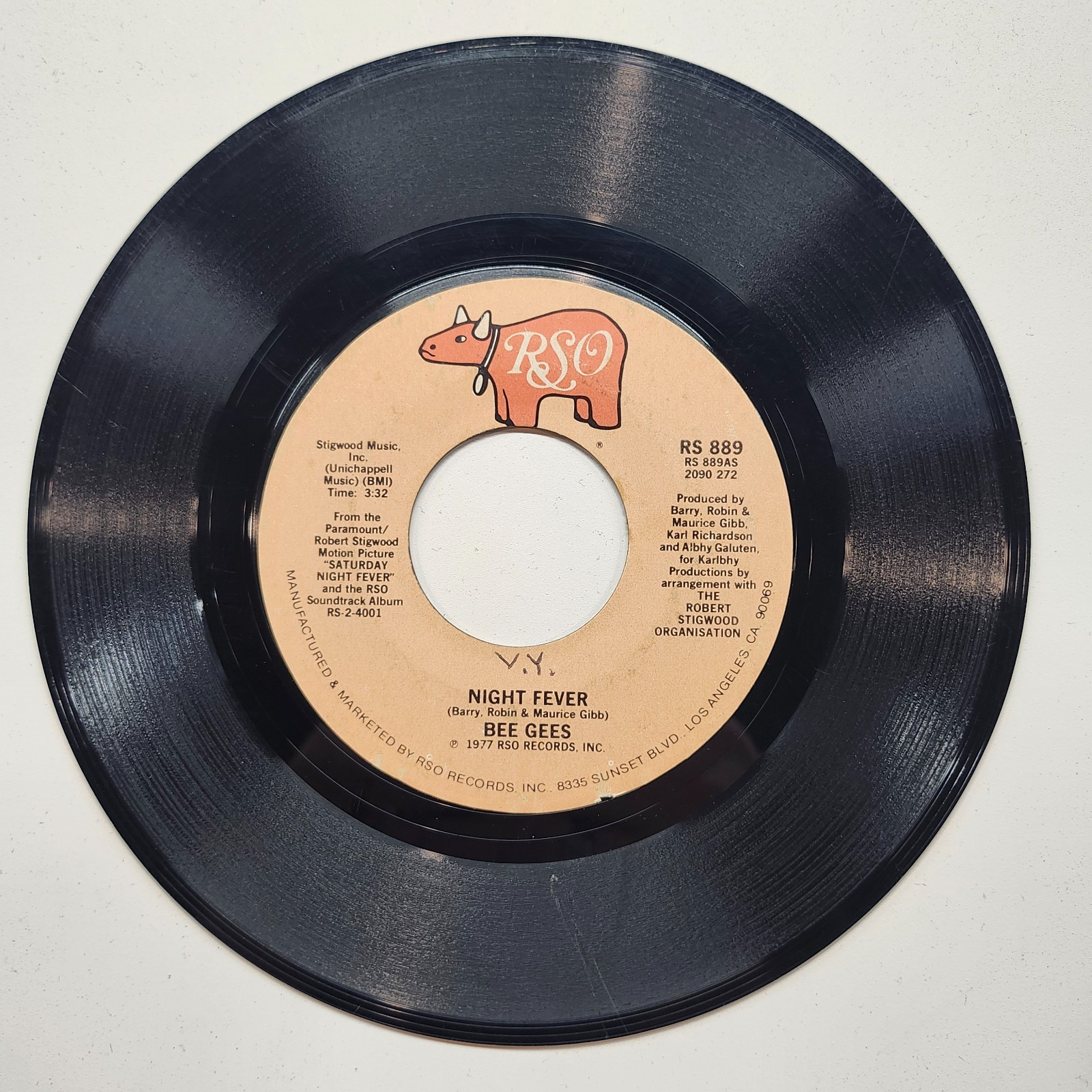 JoeyGQ COLLECTION 45 RPM RECORD RARE "BEE GEES" 1977 SEE HEAR VIDEO