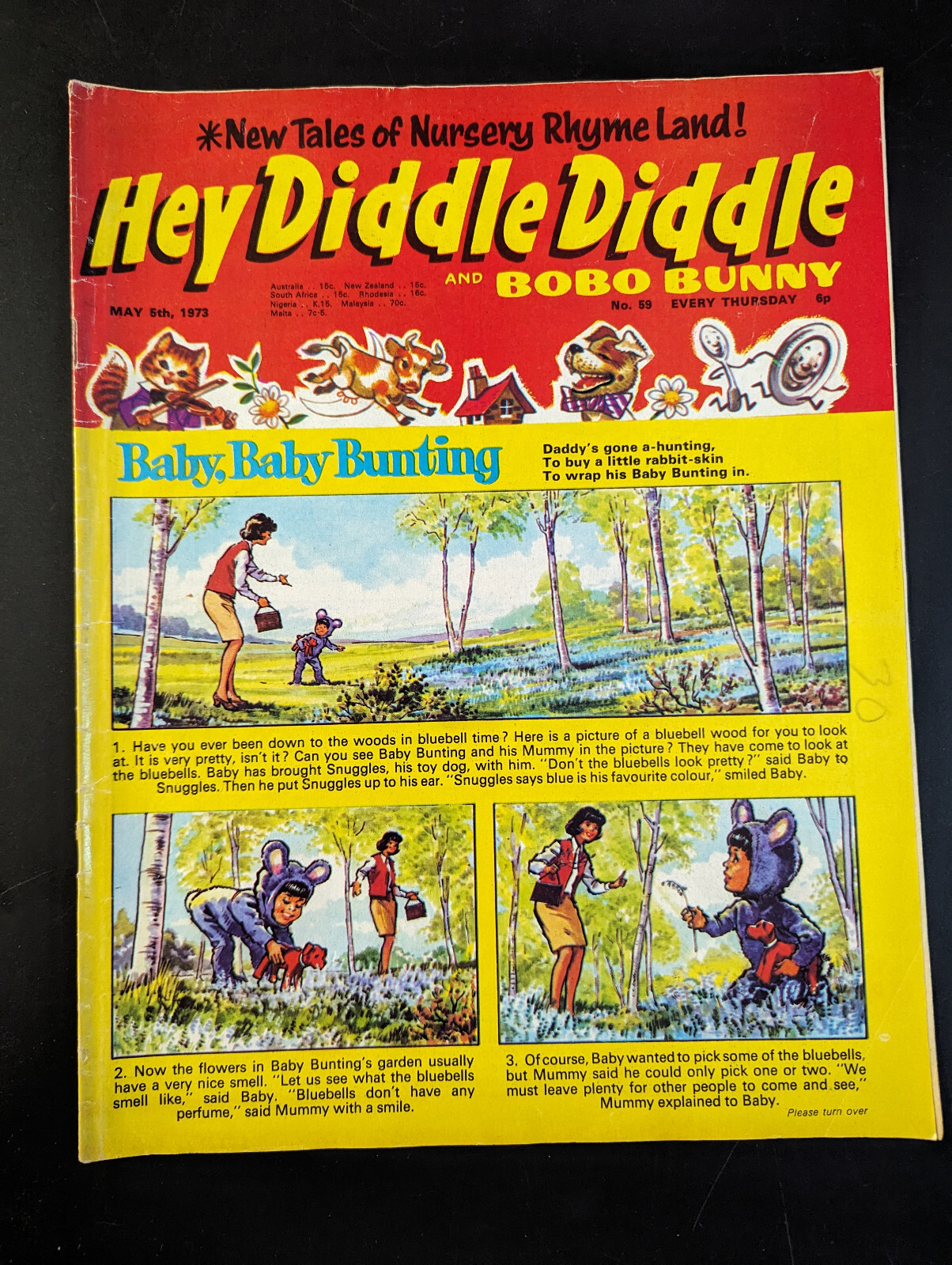 Hey Diddle Diddle Comic No 59, May 5th 1973, IPC Magazines 