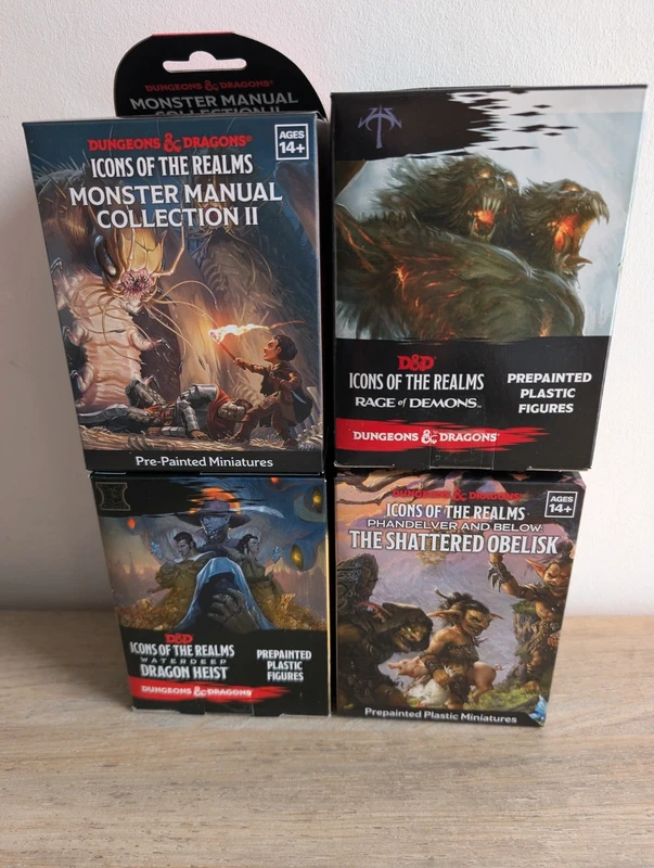 D&D 4x Booster wizkids scelled
