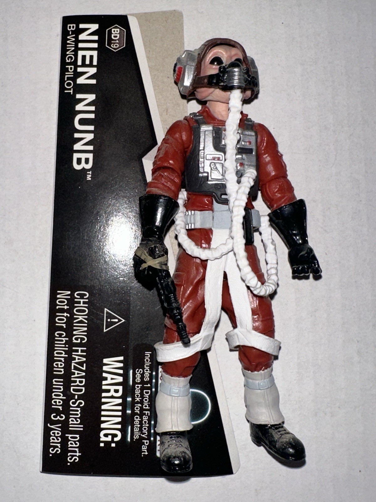 Star Wars Legacy Collection Nien Nunb Modellino pilota ribelle BD19 completo C9+