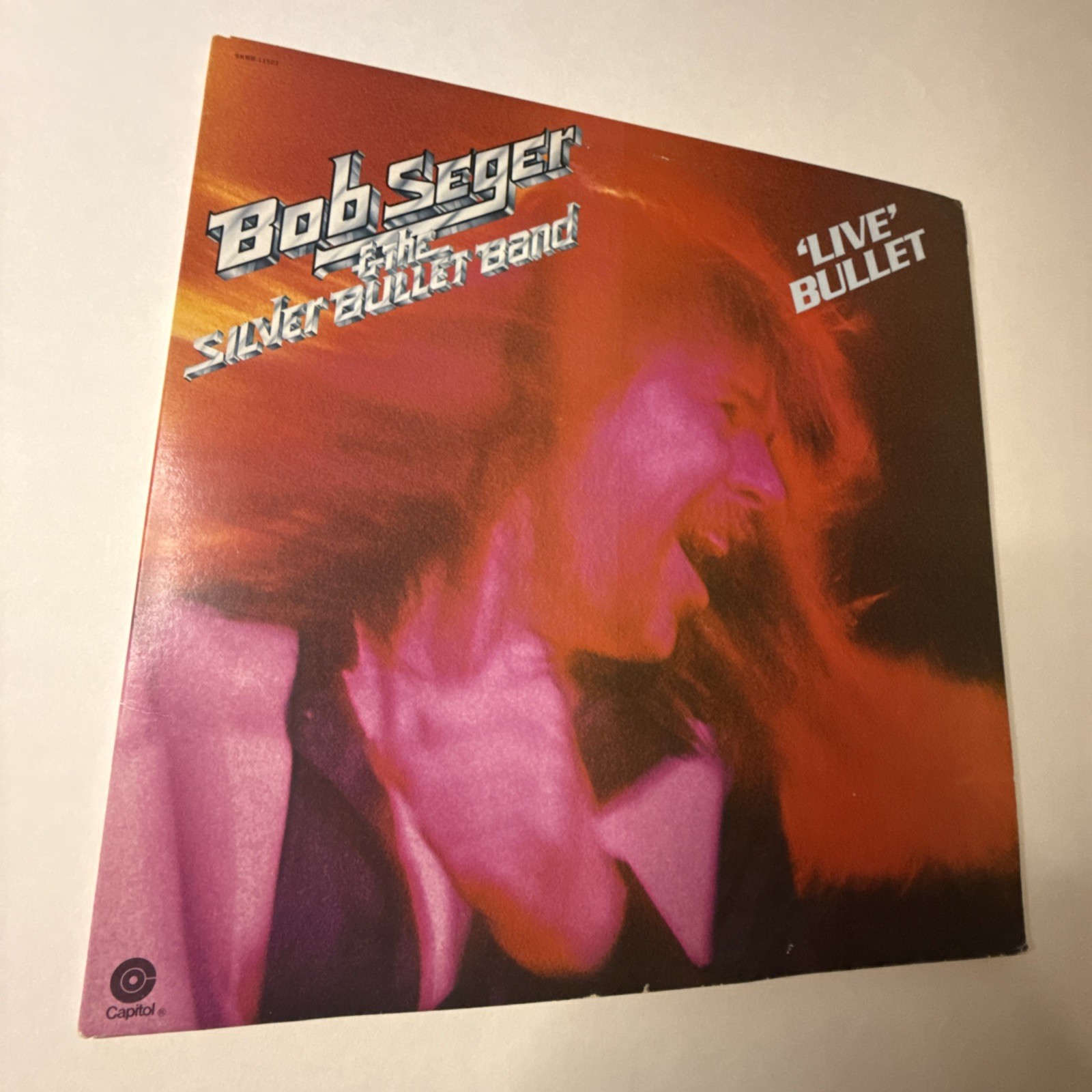 Bob Seger "Live Bullet" Two Vinyl LP Records 33RPM 1976 Capital SKBB 11523 EX