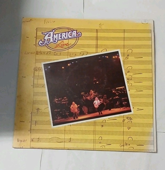 Lp Vinile America - Live Nuovo Unplayed 