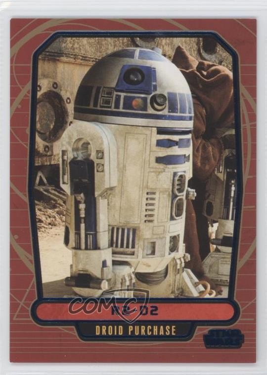 2013 Topps Star Wars Galactic Files Series 2 Blue 224/350 R2-D2 #460 1j8