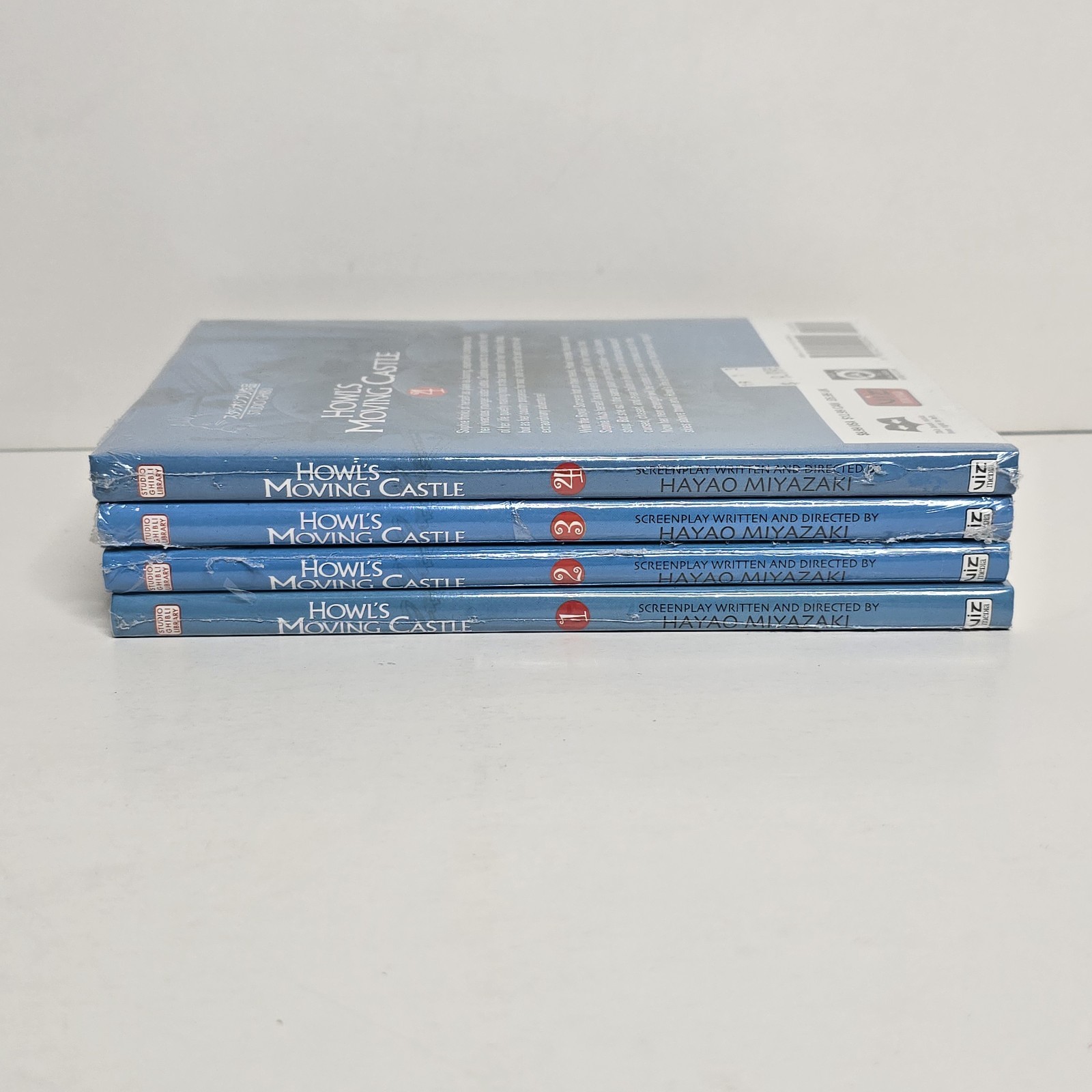 Howl's Moving Castle Vol 1-4 Film Comic Set Manga Inglese Hayao Miyazaki - Nuovo