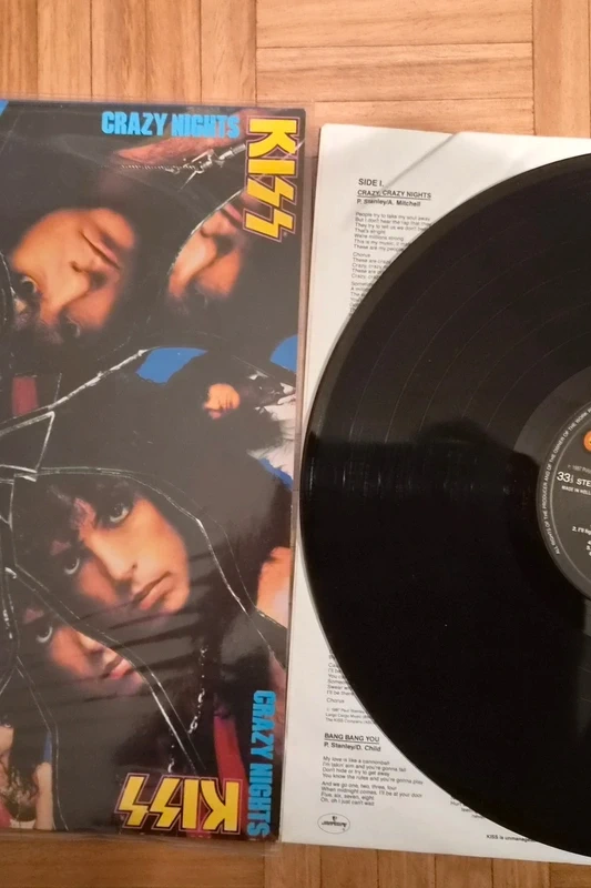 Vinyl Crazy nights de kiss