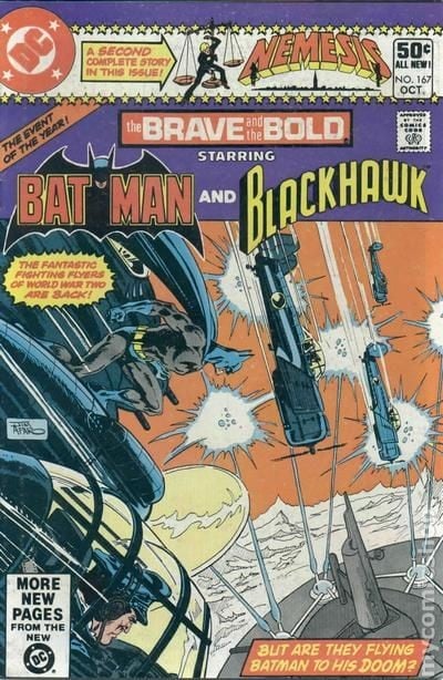 Brave and the Bold #167 FN 6.0 1980 Immagine Stock